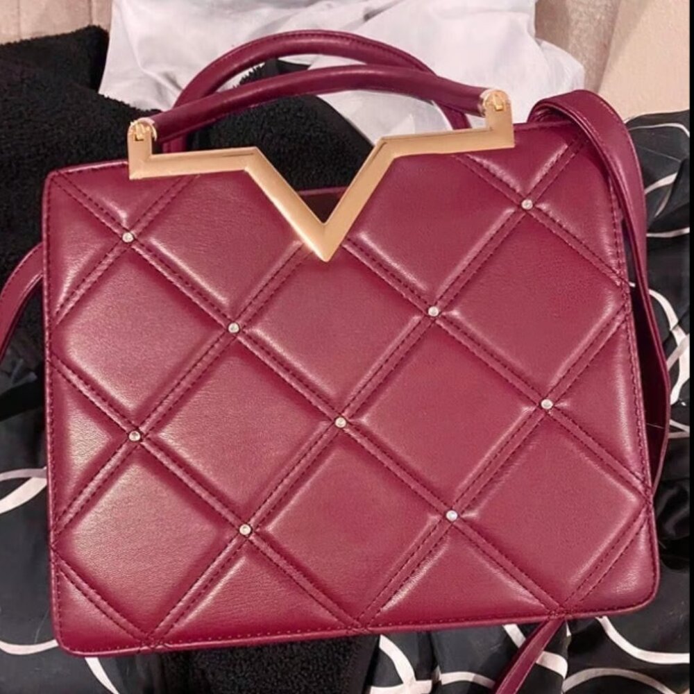 Grossi Quilted Wine Purse
